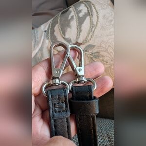 Black Leather Bag‎ Strap